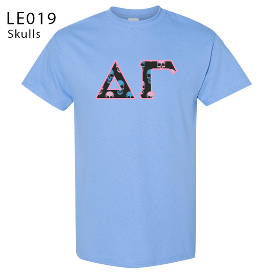 Greek Halloween Lettered Shirt - G500 -DIG