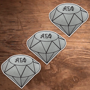 Diamond Sticker, Set of 3 - DIG