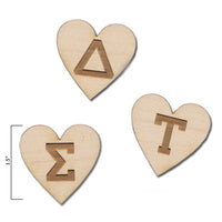 Custom Engraved Heart Letters