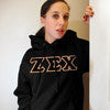 Zeta Sigma Chi Hanes 10oz. Hoodie - Hanes F170 - TWILL