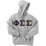 Phi Sigma Sigma Standards Hooded Sweatshirt - G185 - TWILL