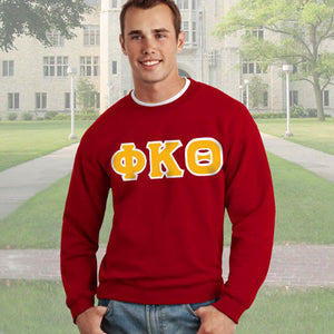 Phi Kappa Theta 9.3oz Crewneck Sweatshirt - G120 - TWILL