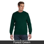 Zeta Psi 9oz Crewneck Sweatshirt, 2-Pack Bundle Deal - G500 - TWILL
