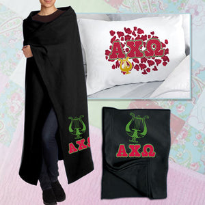 Alpha Chi Omega Pillowcase / Blanket Package - CAD