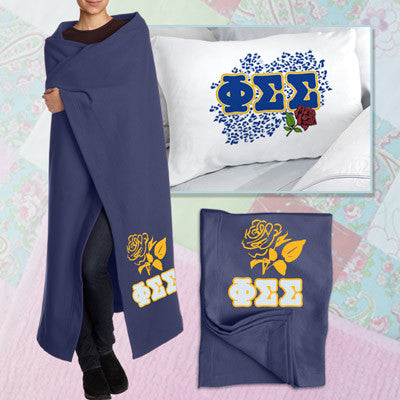 Phi Sigma Sigma Pillowcase / Blanket Package - CAD