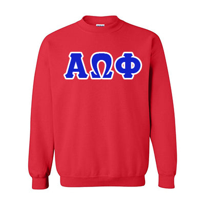 Alpha Omega Phi Fraternity 8oz Crewneck Sweatshirt - G180 - TWILL