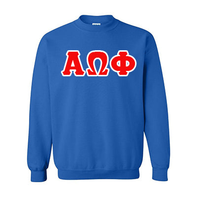 Alpha Omega Phi Fraternity 8oz Crewneck Sweatshirt - G180 - TWILL