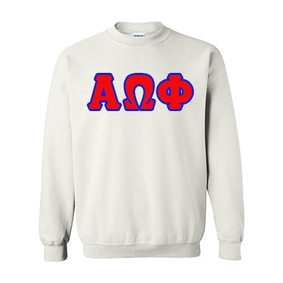 Alpha Omega Phi Fraternity 8oz Crewneck Sweatshirt - G180 - TWILL