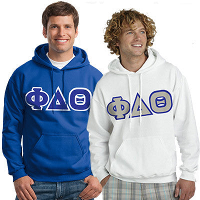 Fraternity Hooded Sweatshirt, 2-Pack Bundle Deal - Gildan 18500 - TWILL