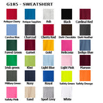 Phi Mu Hooded Sweatshirt - Gildan 18500 - TWILL