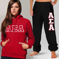 Alpha Sigma Alpha Hoodie & Sweatpants, Package Deal - TWILL
