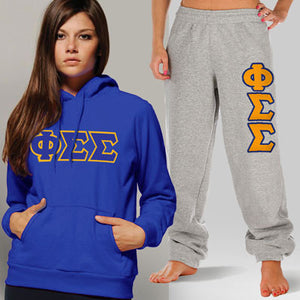 Phi Sigma Sigma Hoodie and Sweatpants, Package Deal - TWILL