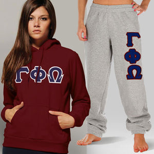 Gamma Phi Omega Hoodie and Sweatpants, Package Deal - TWILL