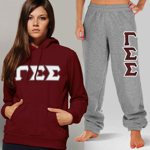 Gamma Sigma Sigma Hoodie and Sweatpants, Package Deal - TWILL