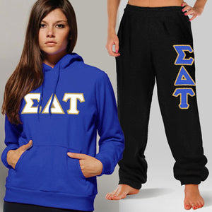 Sigma Delta Tau Hoodie and Sweatpants, Package Deal - TWILL