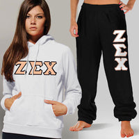 Zeta Sigma Chi Hoodie & Sweatpants, Package Deal - TWILL