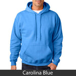 Delta Sigma Phi Hooded Sweatshirt, 2-Pack Bundle Deal - Gildan 18500 - TWILL