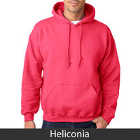 Alpha Tau Omega Hooded Sweatshirt, 2-Pack Bundle Deal - Gildan 18500 - TWILL