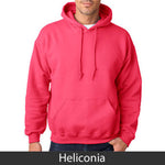 Zeta Beta Tau Hooded Sweatshirt, 2-Pack Bundle Deal - Gildan 18500 - TWILL