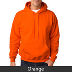 Sigma Tau Gamma Hooded Sweatshirt, 2-Pack Bundle Deal - Gildan 18500 - TWILL