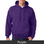Pi Kappa Phi Hooded Sweatshirt, 2-Pack Bundle Deal - Gildan 18500 - TWILL