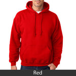 Phi Mu Delta Hooded Sweatshirt, 2-Pack Bundle Deal - Gildan 18500 - TWILL