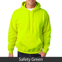 Delta Upsilon Hooded Sweatshirt, 2-Pack Bundle Deal - Gildan 18500 - TWILL
