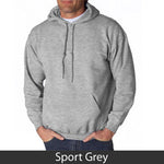 Sigma Tau Gamma Hooded Sweatshirt, 2-Pack Bundle Deal - Gildan 18500 - TWILL