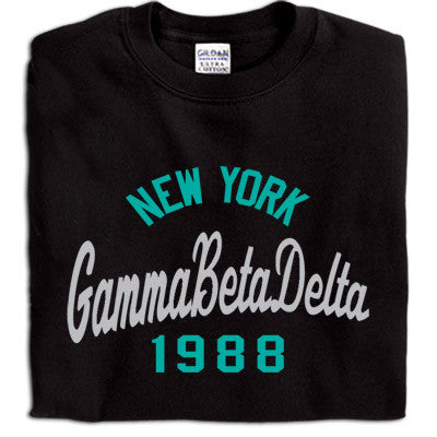 Greek State and Date Printed T-Shirt - Gildan 5000 - CAD