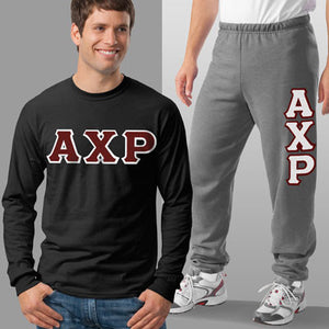 Alpha Chi Rho Long-Sleeve and Sweatpants, Package Deal - TWILL