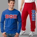 Beta Theta Pi Long-Sleeve and Sweatpants, Package Deal - TWILL