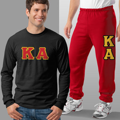 Kappa Alpha Long-Sleeve and Sweatpants, Package Deal - TWILL
