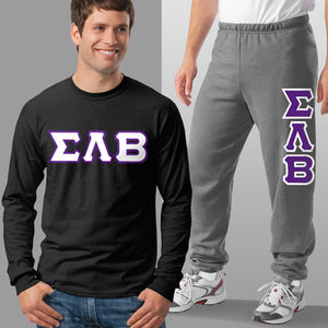 Sigma Lambda Beta Long-Sleeve and Sweatpants, Package Deal - TWILL