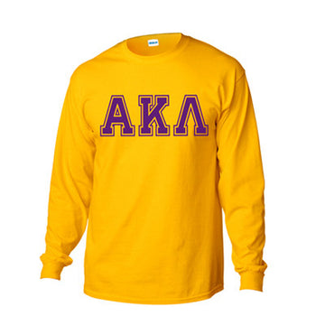 Custom Fraternity Letter Long-Sleeve Shirts | Something Greek