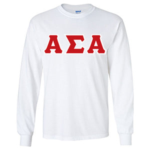 Alpha Sigma Alpha Long-Sleeve Shirt - G240 - TWILL