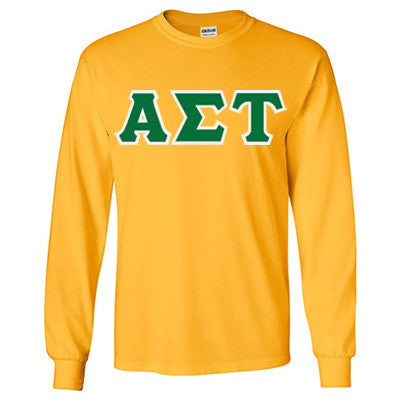 Alpha Sigma Tau Long-Sleeve Shirt - G240 - TWILL