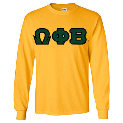 Omega Phi Beta Long-Sleeve Shirt - G240 - TWILL