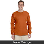 Delta Sigma Phi Long-Sleeve Shirt, 2-Pack Bundle Deal - Gildan 2400 - TWILL