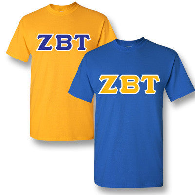 Zeta Beta Tau Fraternity T-Shirt 2-Pack - TWILL
