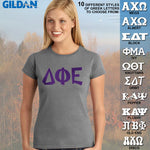 Delta Phi Epsilon Ladies' Softstyle Printed T-Shirt - Gildan 6400L - CAD