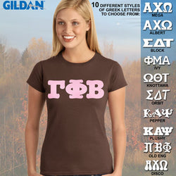 Gamma Phi Beta Ladies' Softstyle Printed T-Shirt - Gildan 6400L - CAD