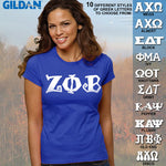 Zeta Phi Beta Ladies' Softstyle Printed T-Shirt - Gildan 6400L - CAD