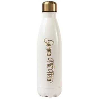Gamma Phi Beta Stainless Steel Shimmer Water Bottle - a3001