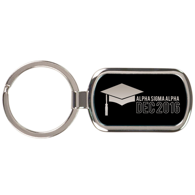 Graduation Engraved Metal Keychain - GFT090 - LZR