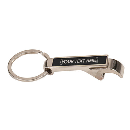 Custom Greek Graduation Engraved Bottle Opener Keychain - GFT120 - LZR