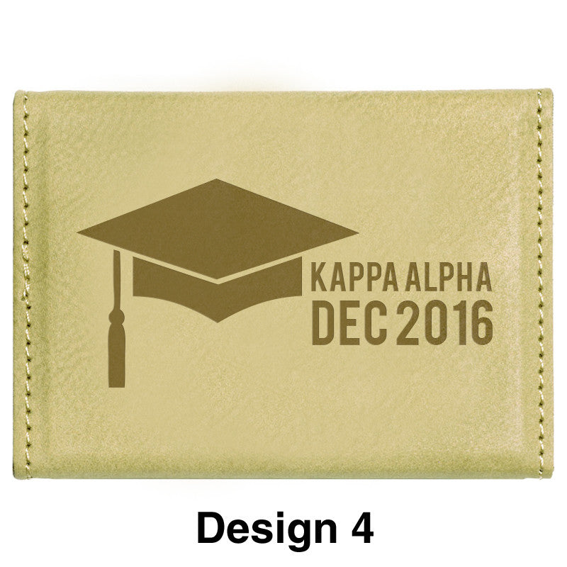 Custom Greek Graduation Hard Business Card Holder - GFT183 - LZR
