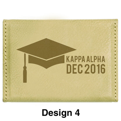 Custom Greek Graduation Hard Business Card Holder - GFT183 - LZR