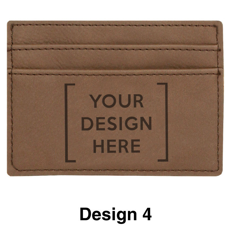 Custom Greek Graduate Dark Brown Leather Wallet - GFT198 - LZR