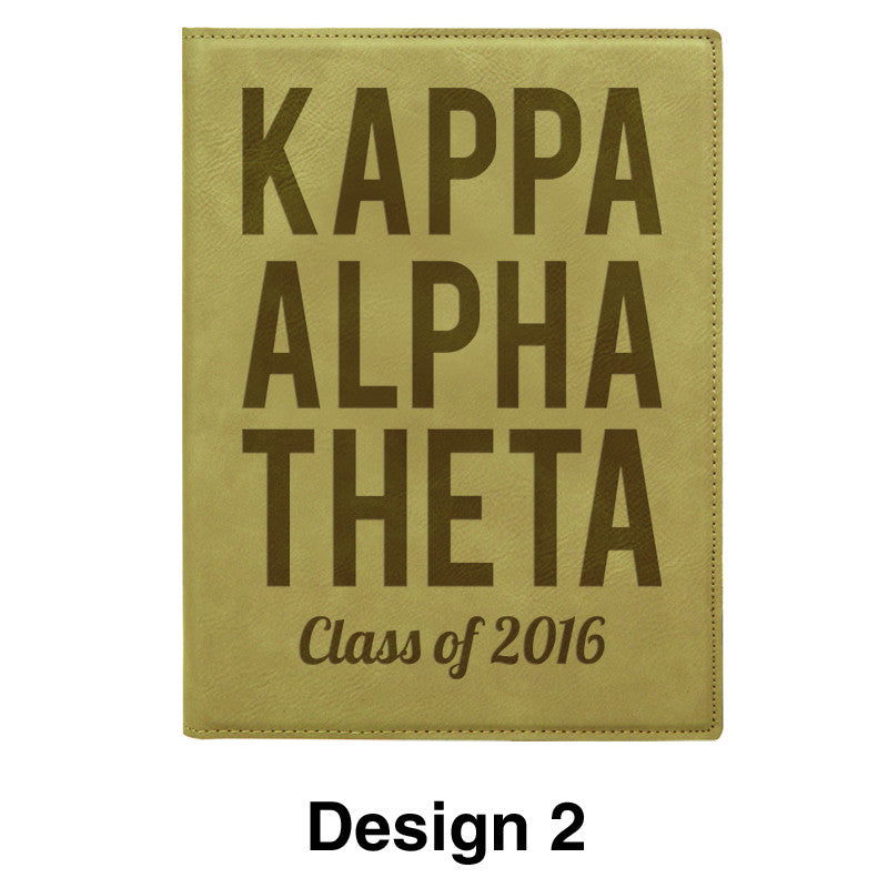 Custom Graduation Mini Leather Portfolio with Notepad - GFT212 - LZR