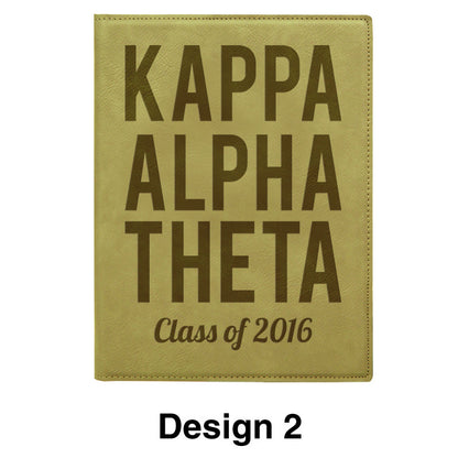 Custom Graduation Mini Leather Portfolio with Notepad - GFT212 - LZR